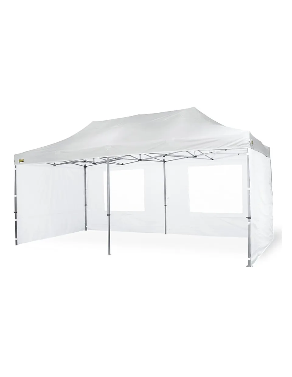 Bertoni Piramide tetto gazebo 3x6 bianco PVC