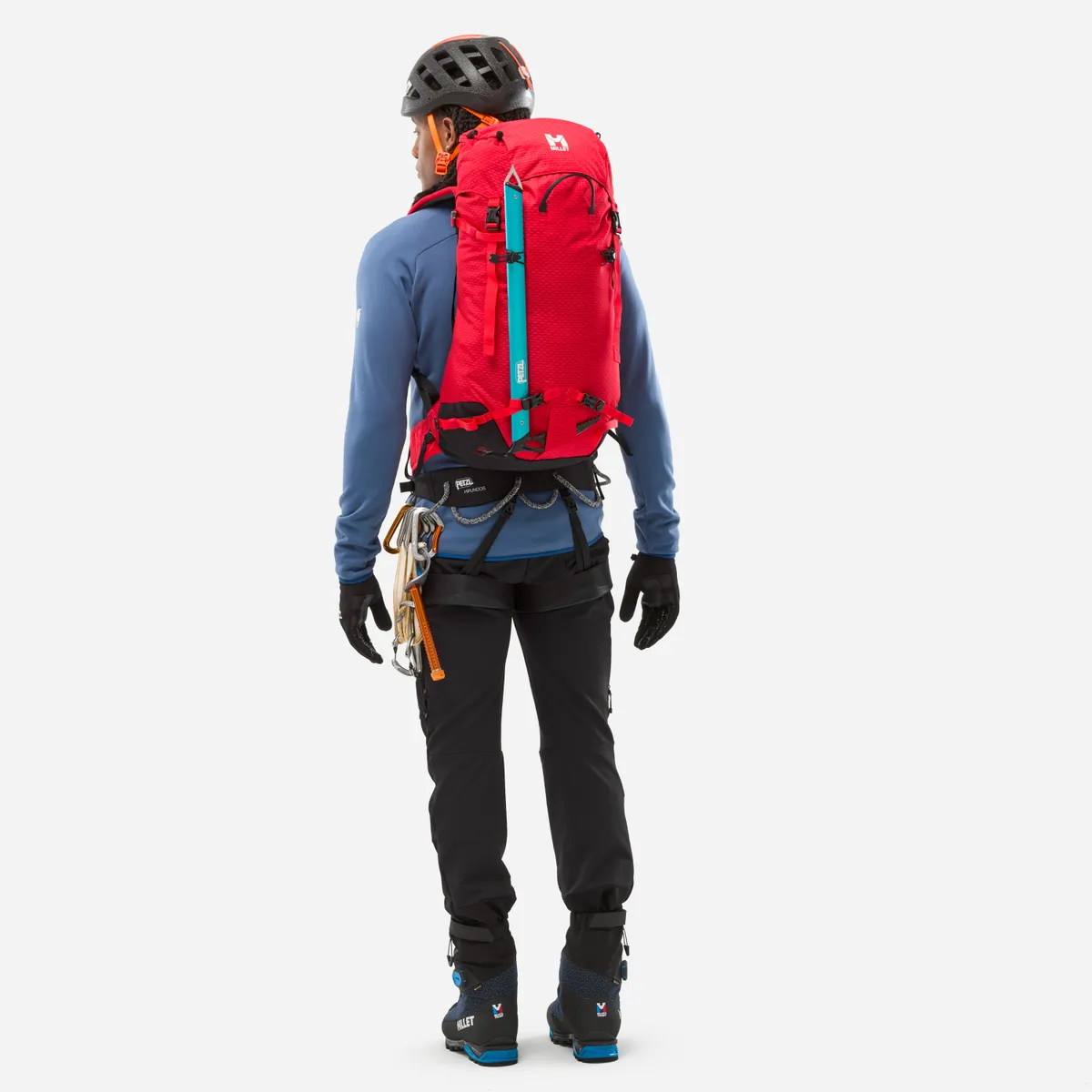 Millet Peuterey 35+10 zaino rosso 35+10 L alpinismo