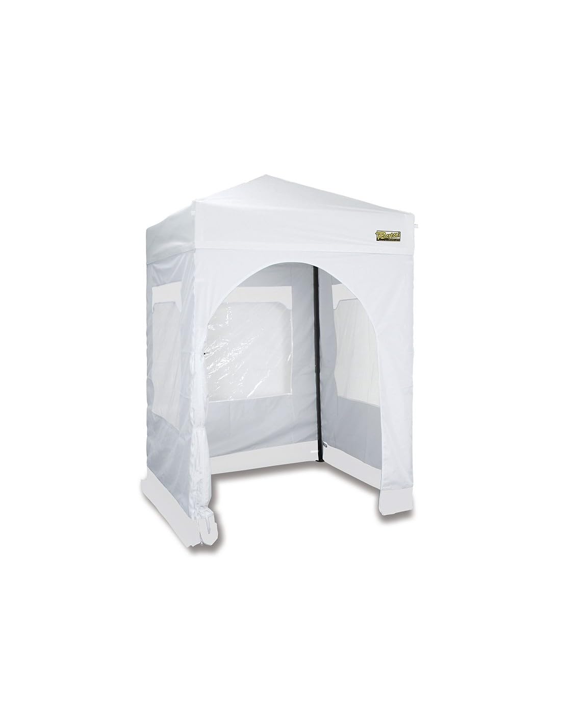 Bertoni Gazebo Rapido 150 Bianco con Laterali Nero PVC