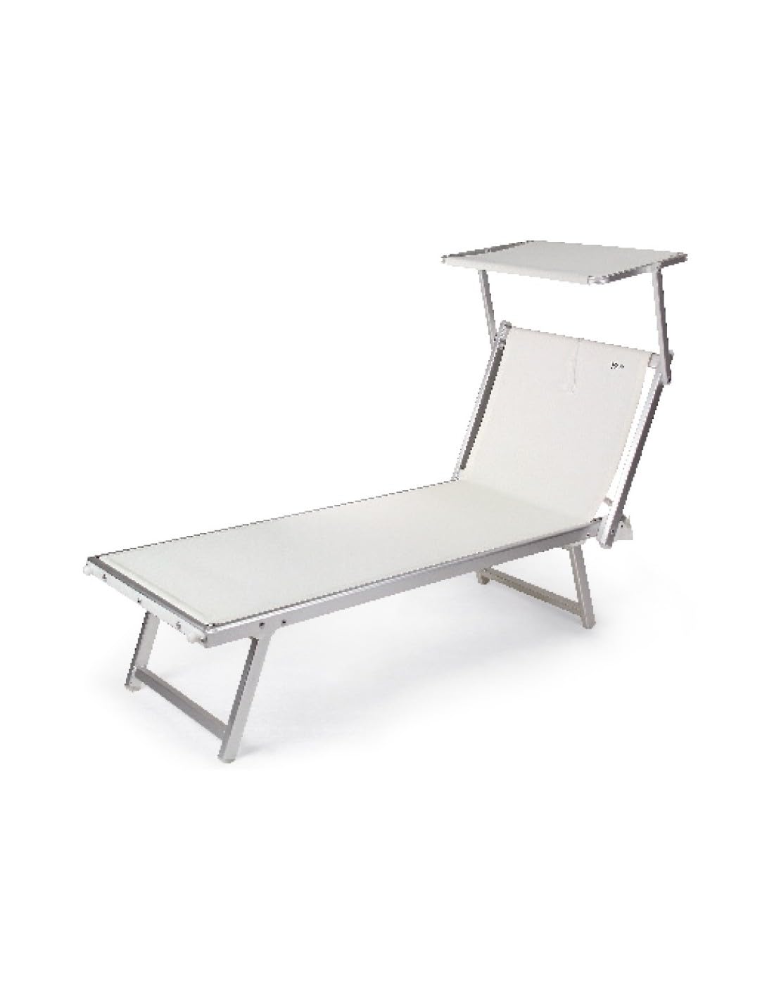 Bertoni Riccione Blue lettino alluminio 194x61 cm