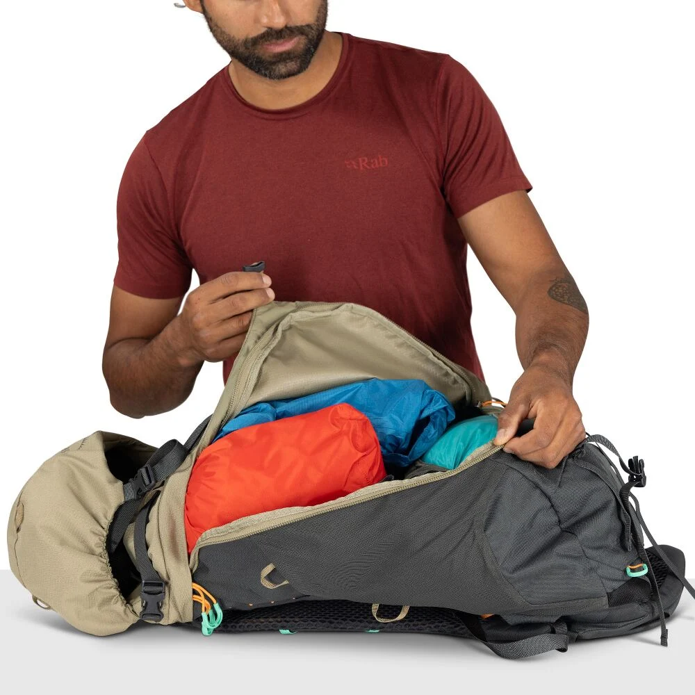 Osprey Kestrel Lt zaino verde 45l backpacking