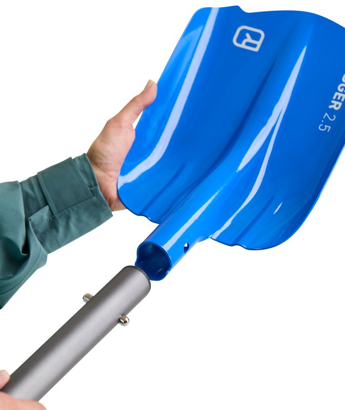 Ortovox Badger pala da valanga Safety Blue alluminio