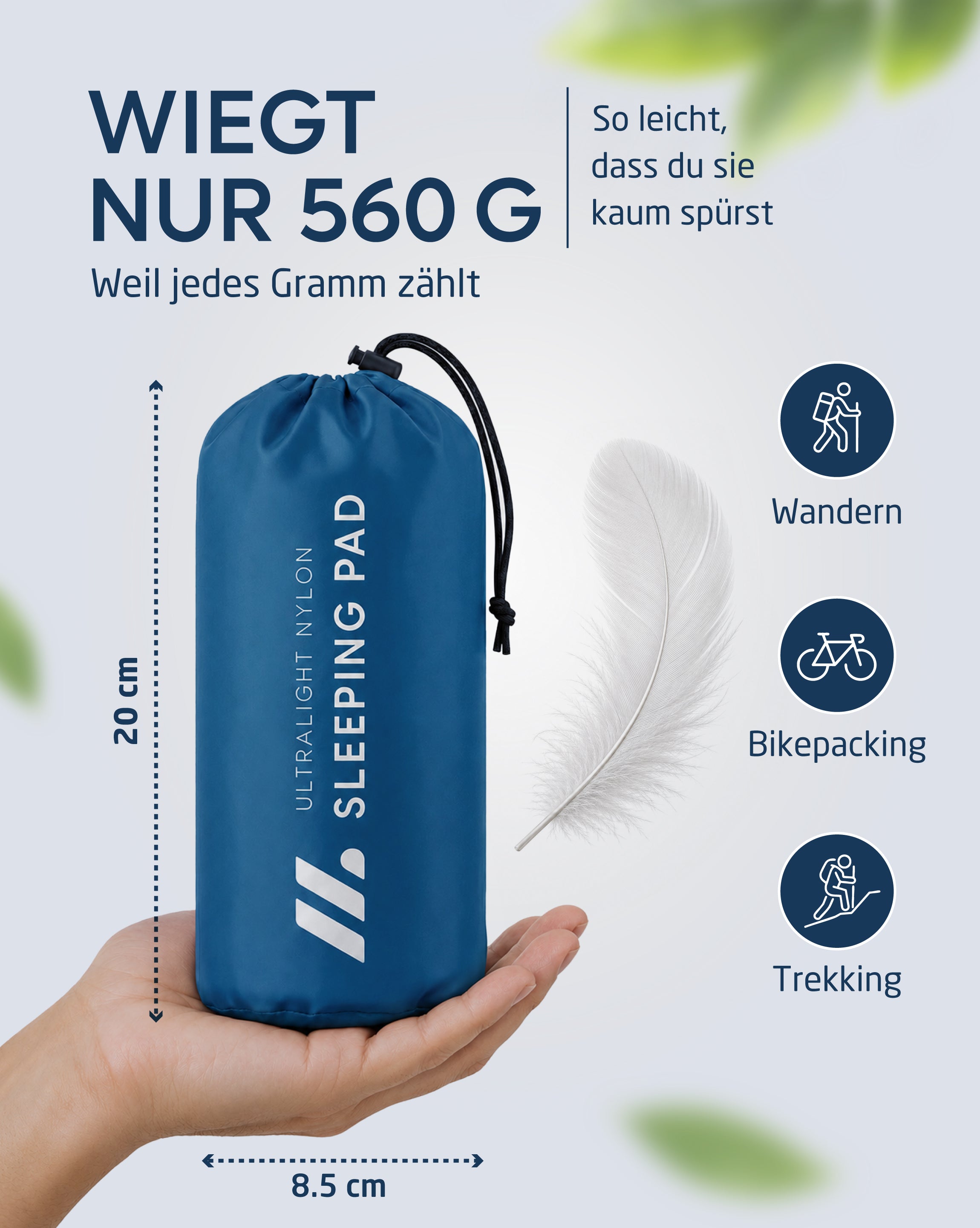 Nordmut Nalti Materassino Ultraleggero Grigio Scuro Tenda