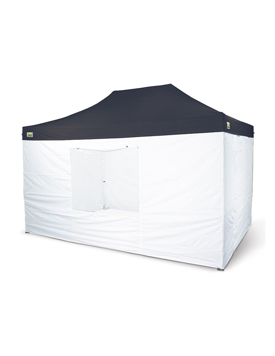 Bertoni Piramide tetto nero 3x4,5 gazebo PVC impermeabile
