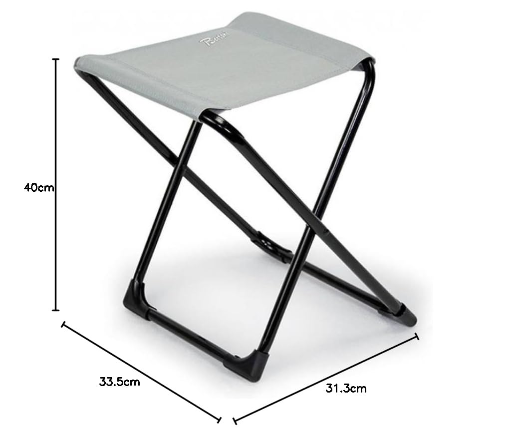 Bertoni X16 sgabello pieghevole ferro 33,5x31,3x40 cm
