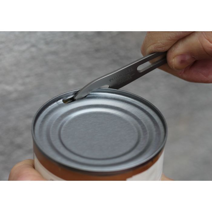 Vargo Scork Titanium Utensils Spork Titanio con Apribottiglie