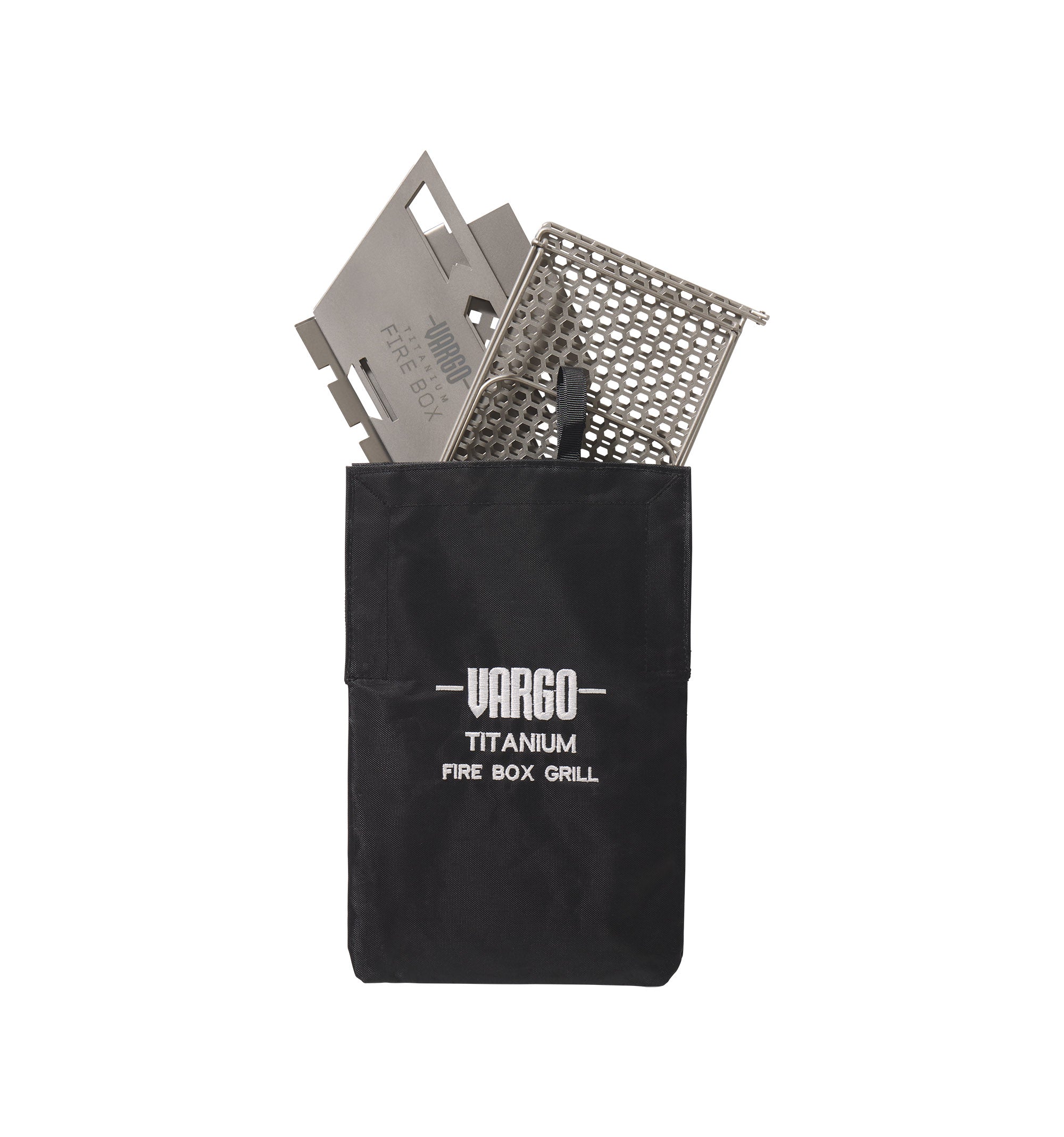 Vargo Fire Box Grill 2.0 griglia titanio pieghevole ultraleggera