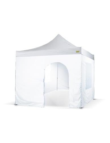 Bertoni Piramide tetto gazebo 3x3 bianco PVC