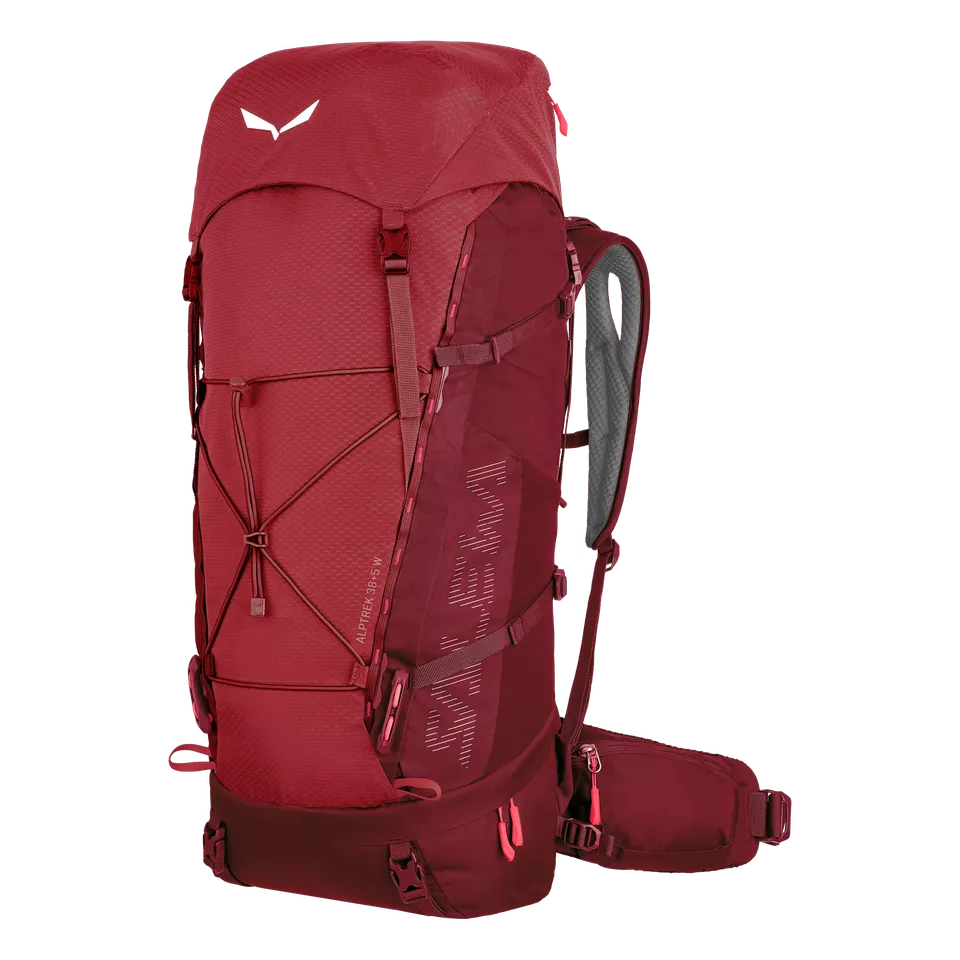 Salewa Alptrek Donna zaino trekking 38+5 L rosso