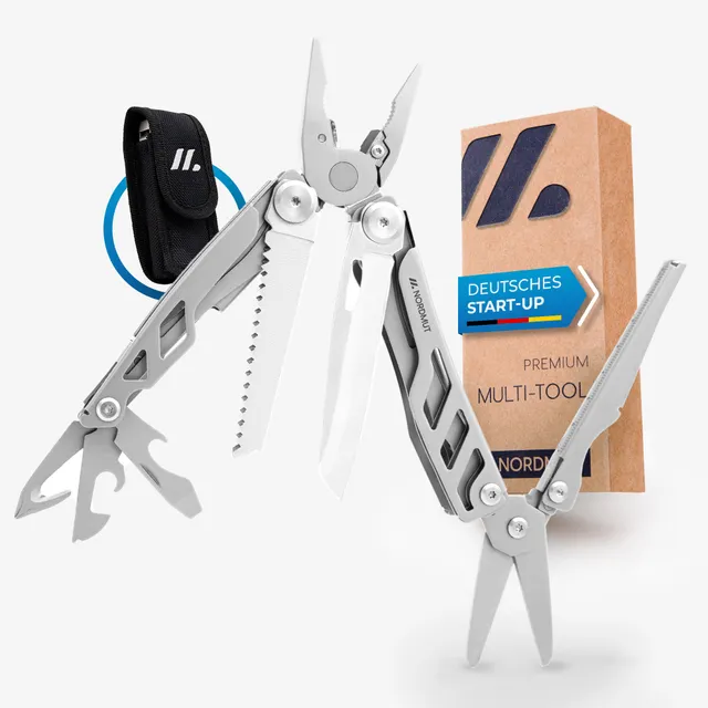 Nordmut Hallin Multitool Acciaio Campeggio Premium