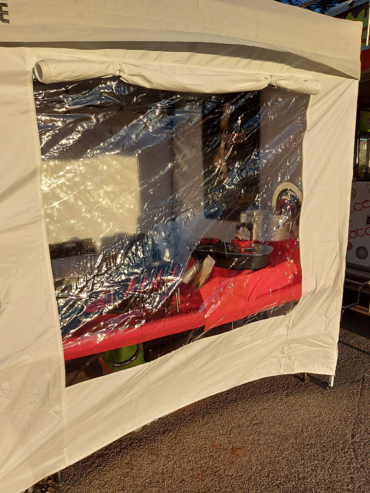 Bertoni Rapido 200 kit 4 laterali gazebo con porta
