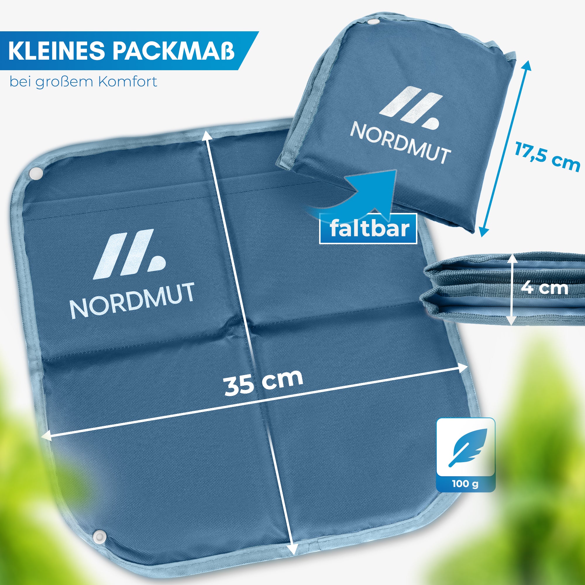 Nordmut Ylläs cuscino termico bambini blu 1 pezzo