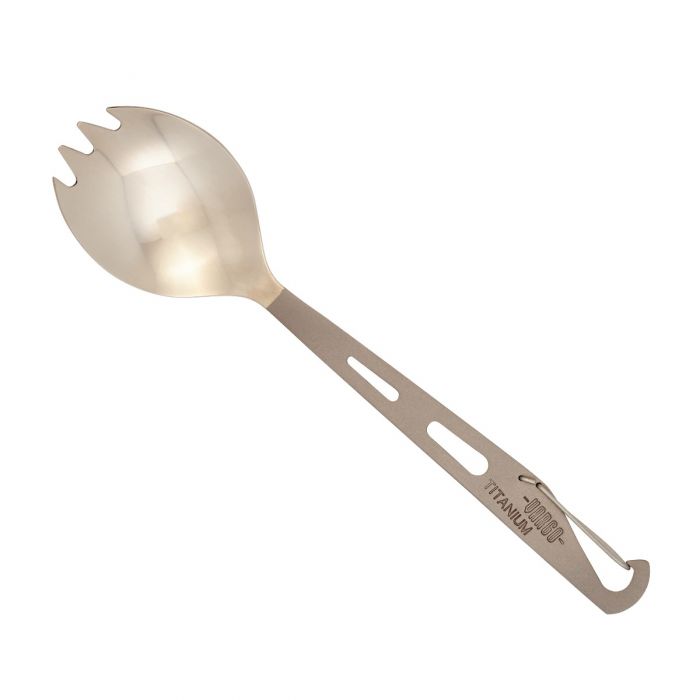 Vargo Eagle Spork Titanio con Moschettone Ultraleggero