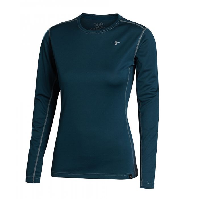 Vargo Epidote Maglia Donna Manica Lunga Bianca Slim Fit