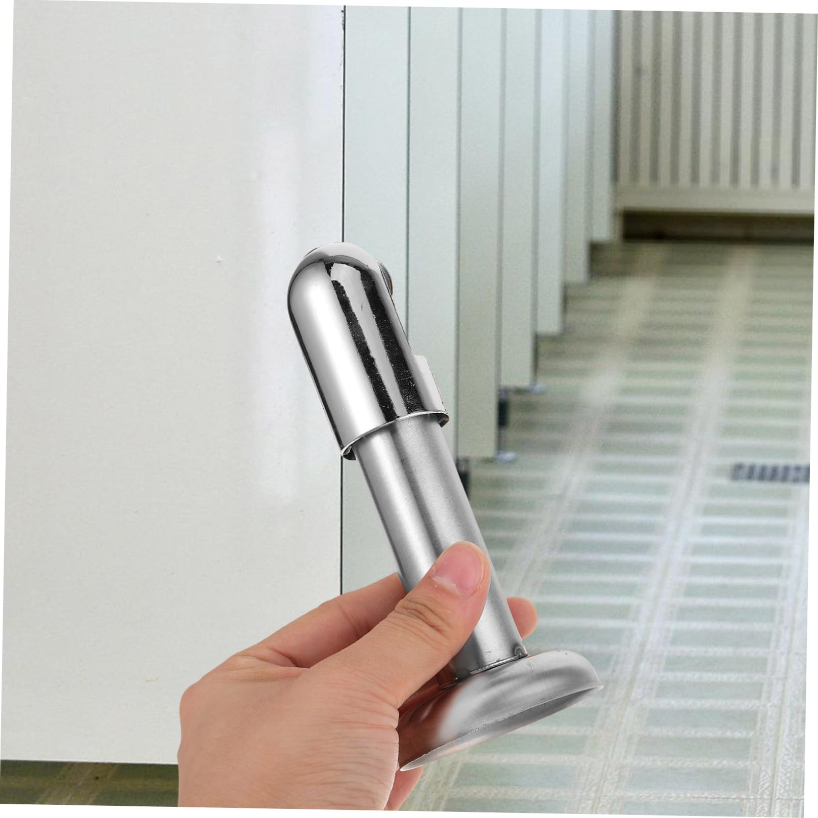 Tokidny Divisorio WC Piedini Supporto Inox 2 Pezzi
