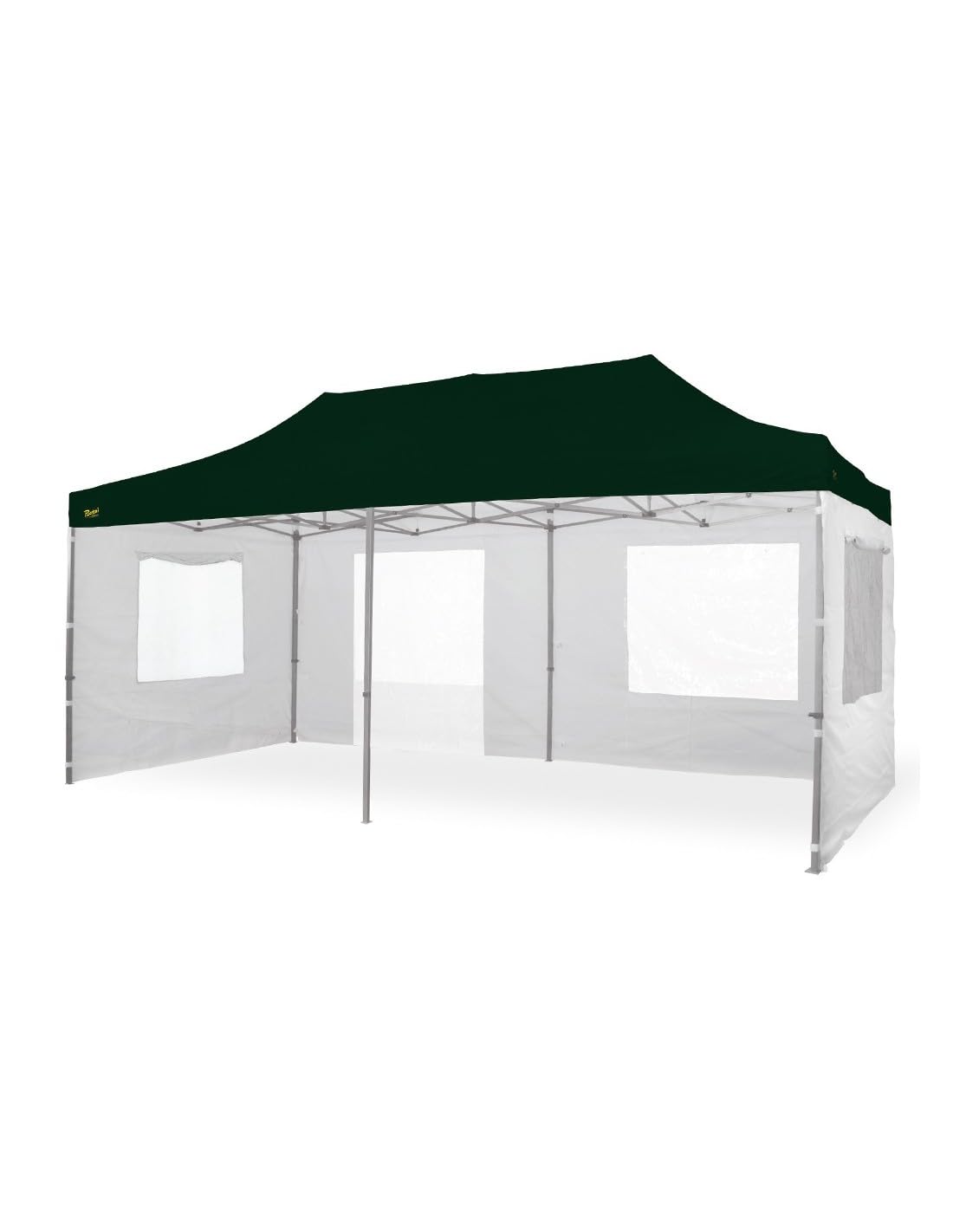 Bertoni Piramide tetto nero 3x6 m impermeabile